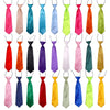 Colección de lazos ajustables para mascotas en varios colores y telas para perros y gatos.