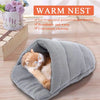 Lit-Tanière en Polaire Doux pour Petits Animaux