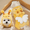 Cozy Fleece Dog Hoodie with Playful Animal Design