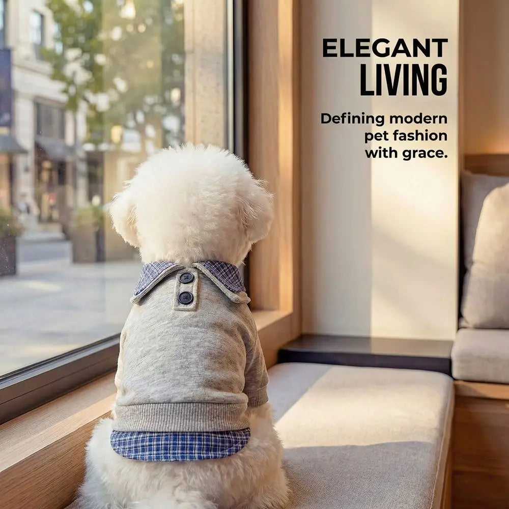 Preppy Style Two-Piece Dog Hoodie