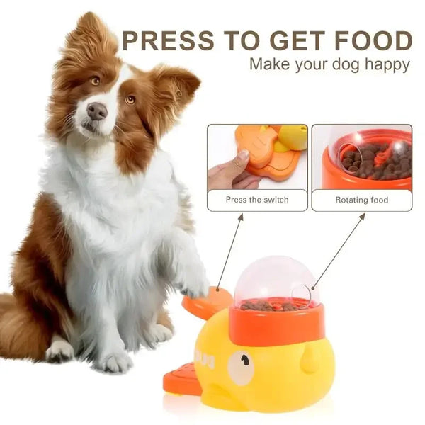 2-in-1 Interactive Dog Toy and Treat Dispenser