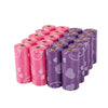 Extra Thick Leak-Proof Dog Poop Bags with Dispenser – Cute Heart Print
