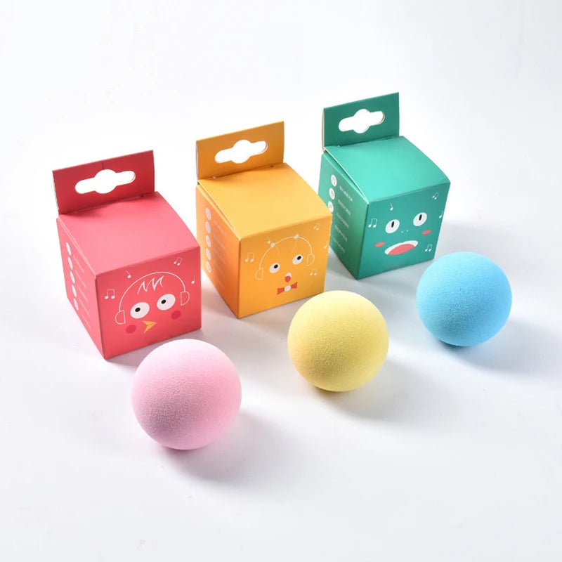 Pelota de Peluche Interactiva para Gatos con Sonidos Incorporados