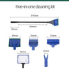 5-in-1 Aquarium Glass Cleaning Brush with Long Handle