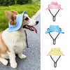 Breathable Cotton Fisherman Hat for Dogs and Cats with Ear Holes