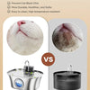 3.2L Stainless Steel Cat Water Fountain with Smart Sensor