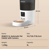 Smart Automatic Pet Feeder with Camera and Voice Recording