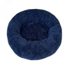 Plush Donut Pet Bed with Raised Edge