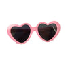 Fashion Pet Sunglasses with Heart-Shaped Jewelry Accents for Dogs & Cats