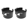Porte-gobelet portable noir pour voitures et motos.