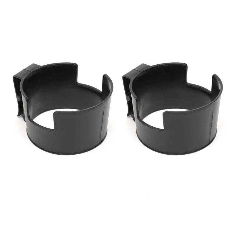 Porte-gobelet portable noir pour voitures et motos.