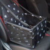 Double-Walled Pet Car Seat with Mesh Storage