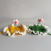 Cute Adjustable Cat Hat with Flowers for Cats and Small Dogs