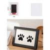 Wooden Baby Handprint & Pet Paw Print Keepsake Frame with Imprint Kit