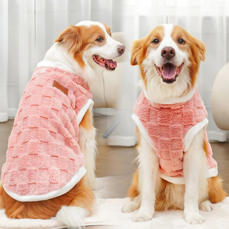 Suéter de Felpa de Algodón Cómodo para Perros de Raza Grande