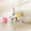 Pelota Interactiva de Peluche para Gatos con Sonidos Realistas