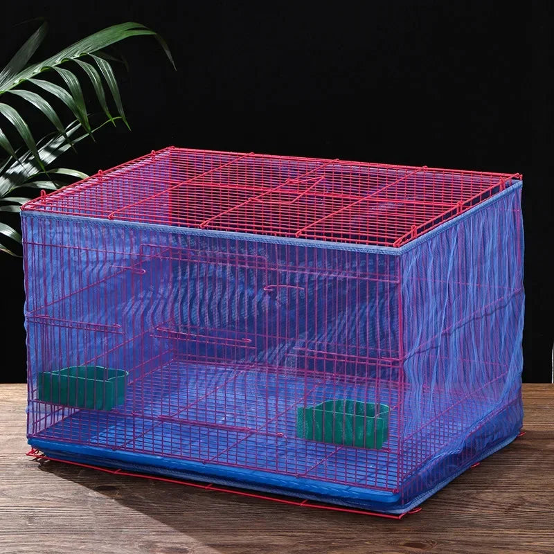 غطاء قفص طيور شبكي للببغاوات