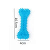Bone-Shaped Soft Rubber Chew Toy for Small Dogs