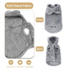 Cozy Fleece Dog Hoodie for Small and Medium Breeds