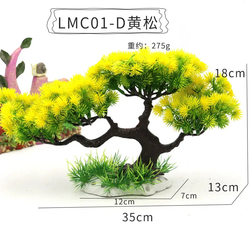 Aquarium Decor: Simulation Plants and Landscaping Ornaments