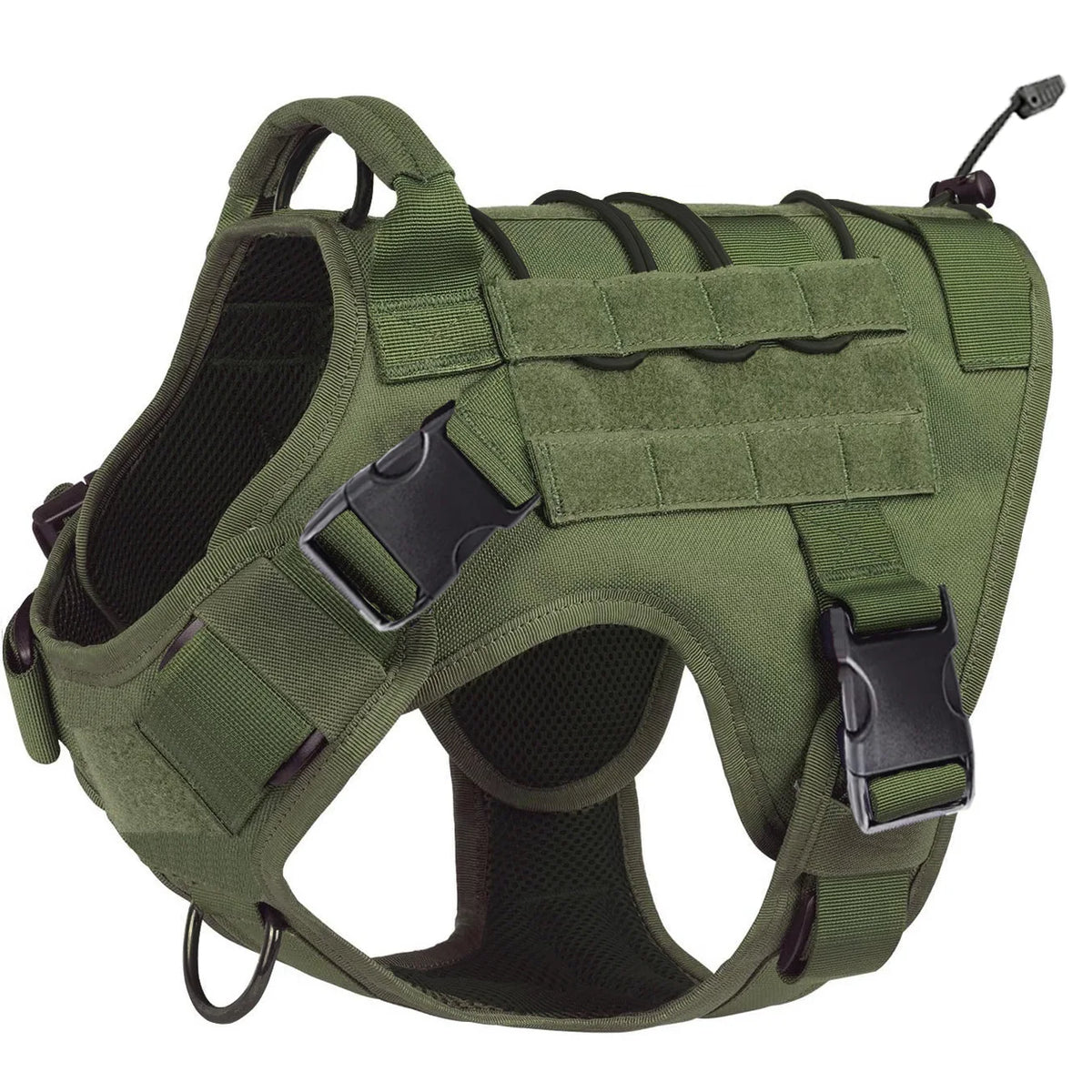 Tactical Dog Harness with Handle and Hook & Loop Panels