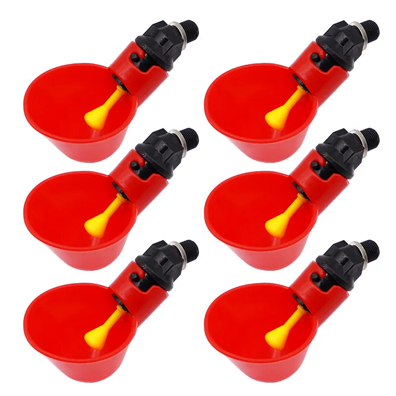 Automatic Poultry Waterer Cups (6-Pack)