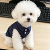 Breathable Summer Pet Vest with 3D Embroidered Puppy Design