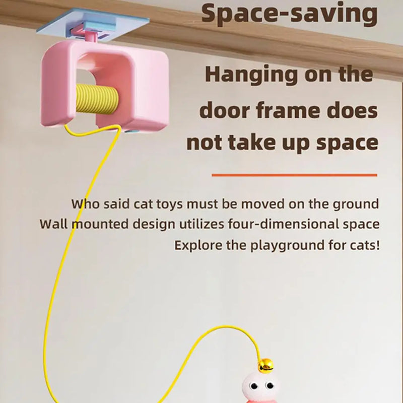 Automatic Interactive Cat Teaser with Rechargeable Motor