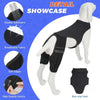 Gilet noir antidérapant pour genou et articulation du chien, soutien pour le confort canin