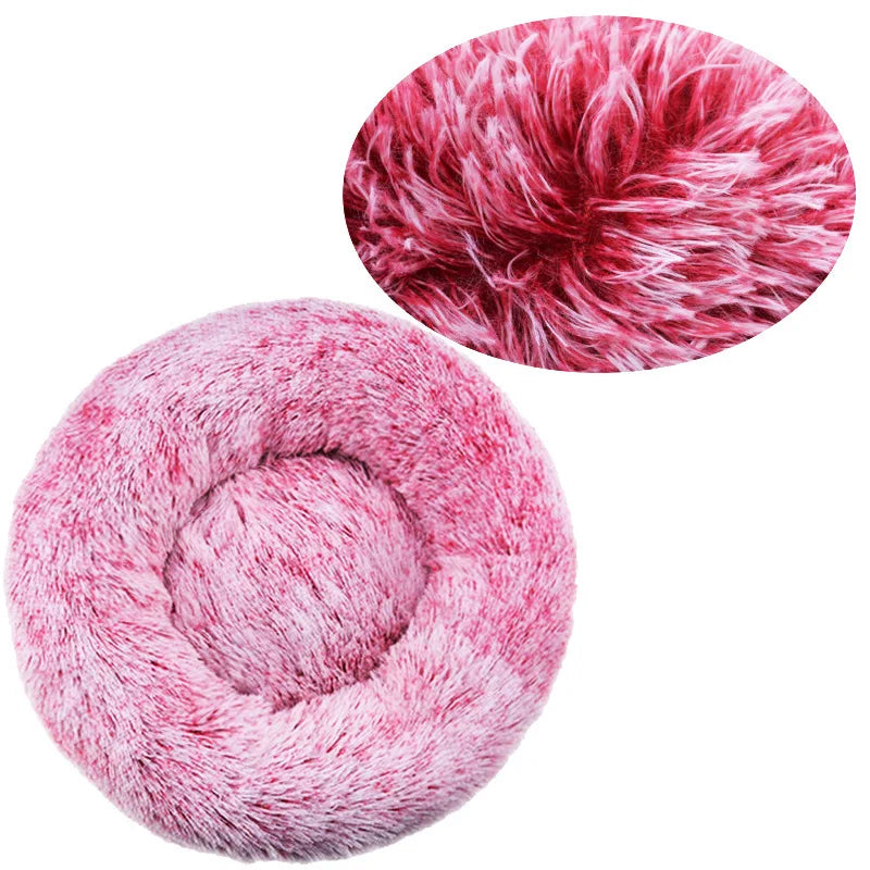 Ultra-Soft Plush Pet Bed for Dogs & Cats