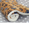 Cozy Flannel Pet Sleeping Mat for Dogs and Cats
