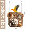 Natural Seagrass Foraging Mat and Climbing Wall for Small Birds