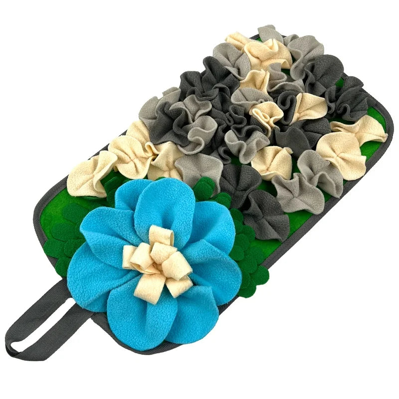 Interactive Flower Foraging Mat for Small Pets