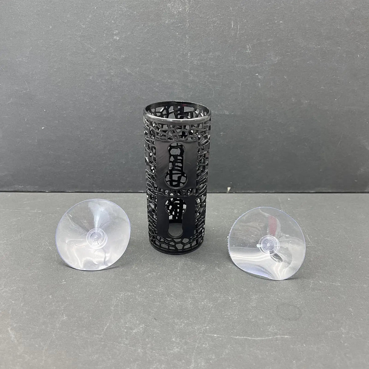 Aquarium Hideout Tube with Suction Cup for Betta and Small Fish