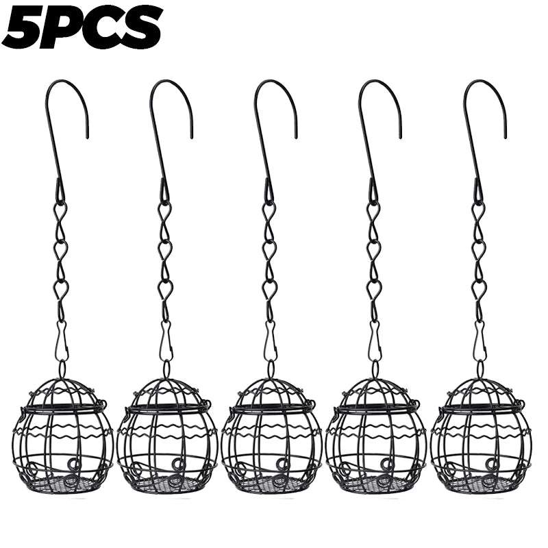 Hanging Metal Bird Feeder with Hook
