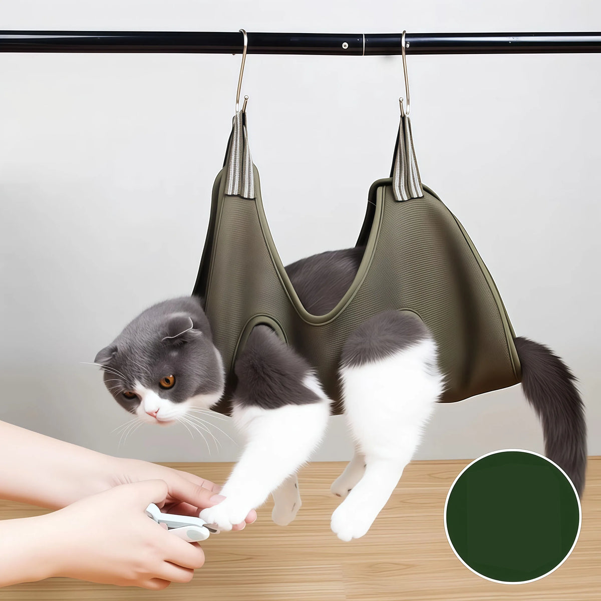 Pet Grooming Hammock for Nail Clipping & Bathing
