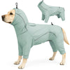 Waterproof Dog Raincoat with Reflective Stripe and Hood