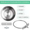 Stainless Steel Clamp-On Bird Feeder & Water Cup for Cages