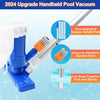 Pool Vacuum Cleaner with 4-Section Pole for Above Ground Pools & Spas