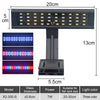 Lampe LED à clipser pour aquarium, fine, idéale pour la croissance des plantes