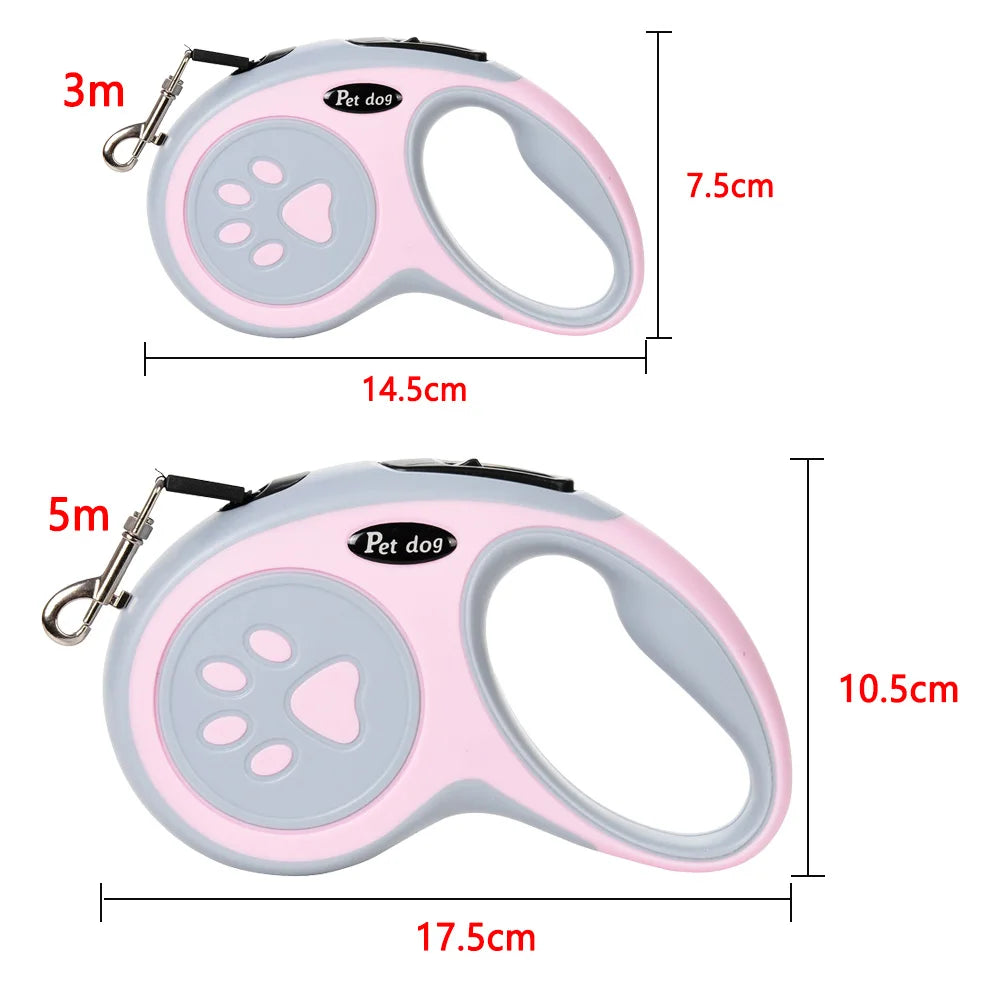 Retractable Nylon Dog Leash for Small and Medium Pets