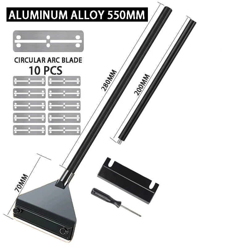 Racleur de verre d'aquarium extensible