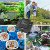 4-Outlet Aquarium Air Pump with Adjustable Oxygen Flow for Fish Tanks and Hydroponics