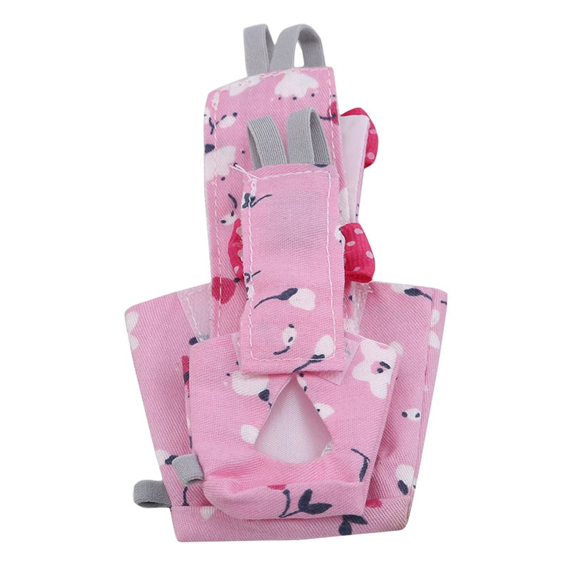 Couch-culotte en coton pour perroquet avec nœud papillon