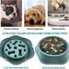 Slow Feeder Dog Bowl with Non-Slip Base