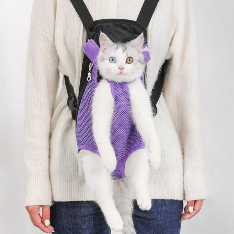 Adjustable Pet Carrier Backpack for Small Dogs and Cats