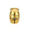 Aluminum Memorial Urn with Tree of Life Design for Ashes of Humans or Pets