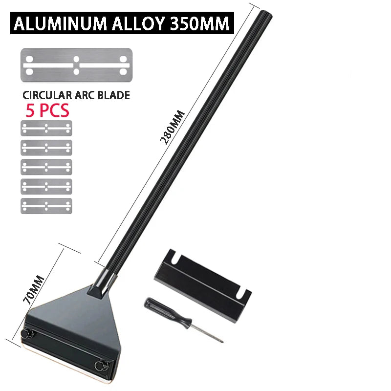 Racleur de verre d'aquarium extensible
