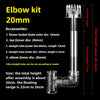 Clear Aquarium Skimmer with Acrylic Lily Pipe Inflow Outflow