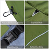 Waterproof Dog Raincoat with Reflective Strip and Adjustable Fit